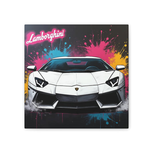 Stylish Lamborghini Canvas Print, Car Decor, Autofocus Art, Gift for Car Enthusiasts, Home Office Wall Art