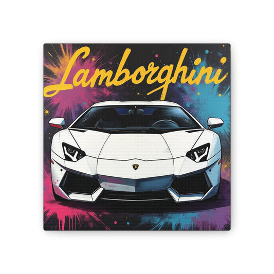 Lamborghini Canvas Wall Art, Cool Car Decor, Sport Car Enthusiast Gift, Modern Home Decor, Automotive Wall Decoration