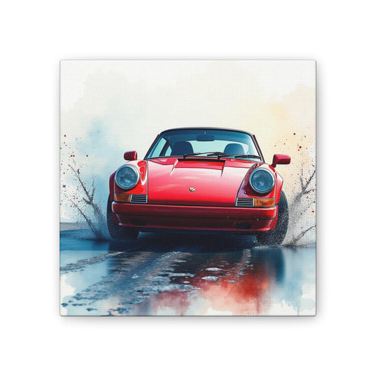 Classic Porsche Canvas Print, Vintage Car Wall Art, Retro Automotive Decor, Car Lover Gift, Enthusiast Art for Walls
