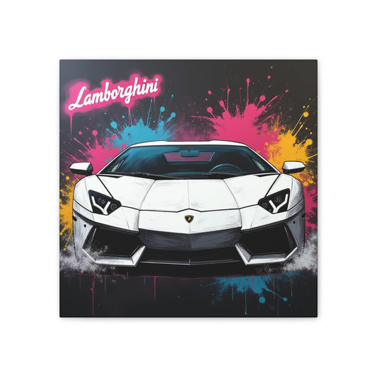 Stylish Lamborghini Canvas Print, Car Decor, Autofocus Art, Gift for Car Enthusiasts, Home Office Wall Art